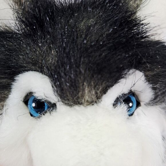 Plush Husky Wolf Sled Dog 9" Stuffed Animal Toy Blue Eyes Alaska BJ Toys - Picture 8 of 11